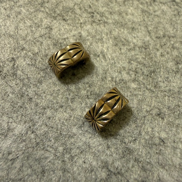 Pandora Jewelry - Pandora Silver Tone Patterned Bracelet Charms. These hold the charms in place.